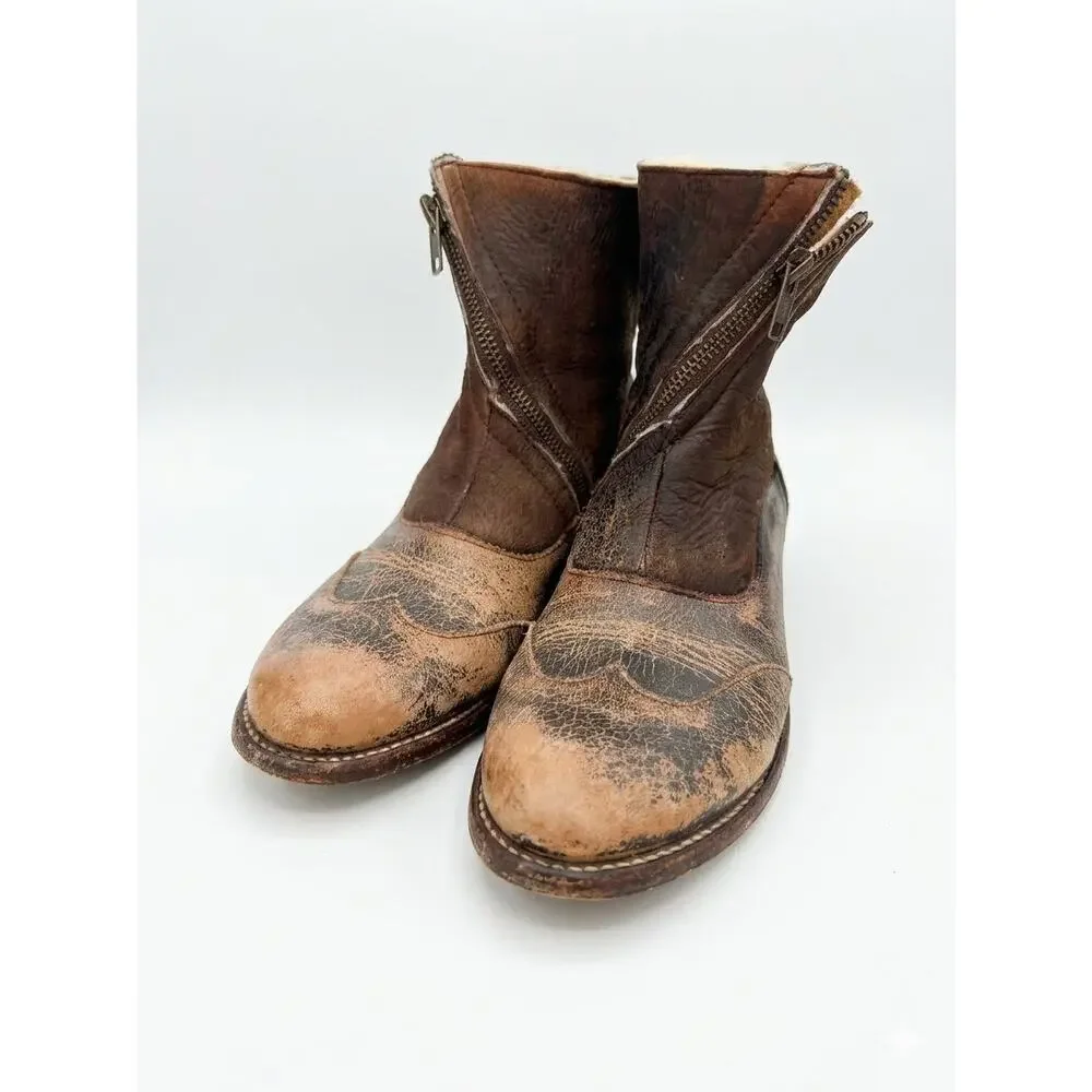 Bed Stü for Free People Spontaneous Shearling-Lined Zipper Vintage Boot 8